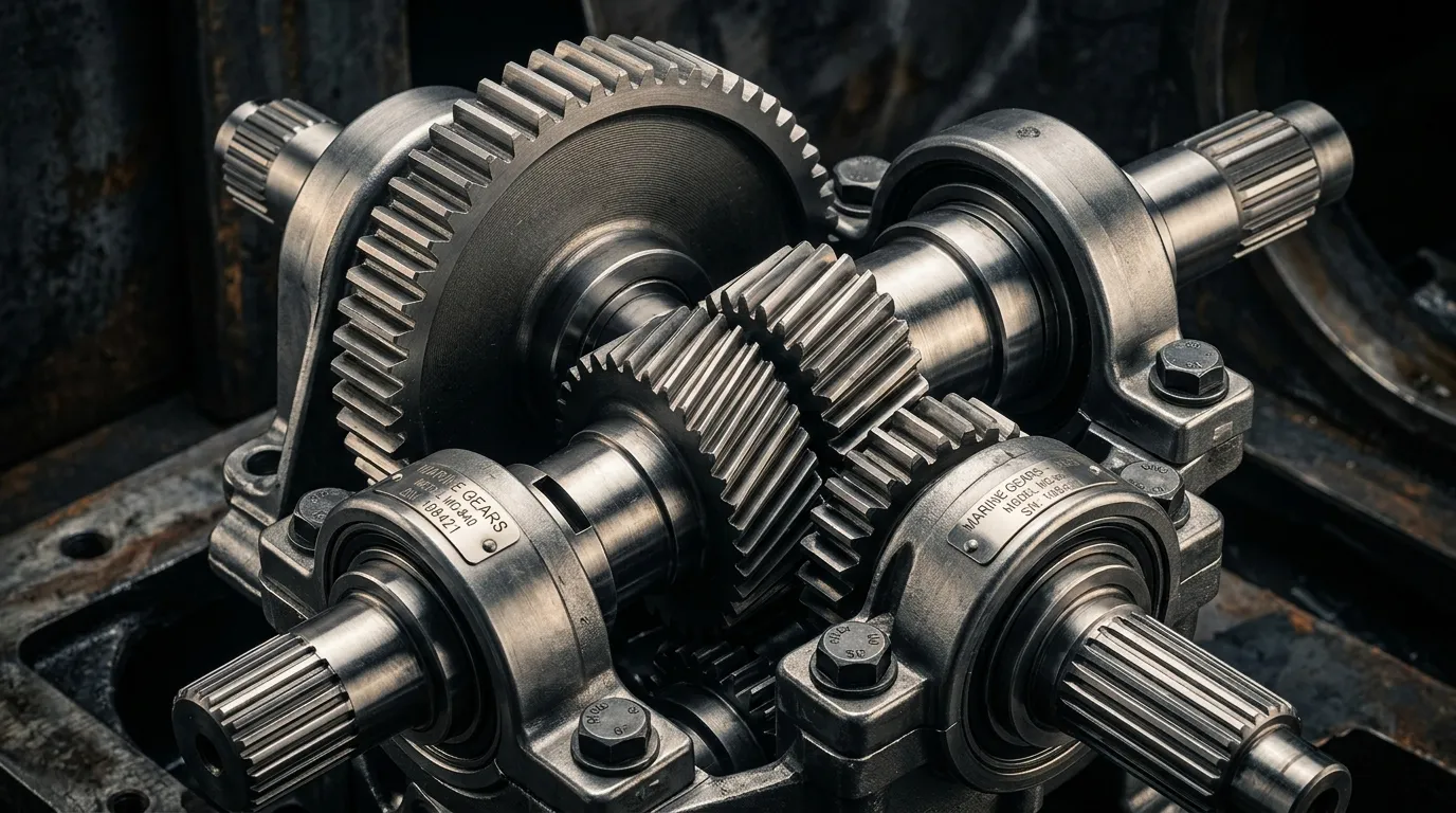Complex marine gear assembly