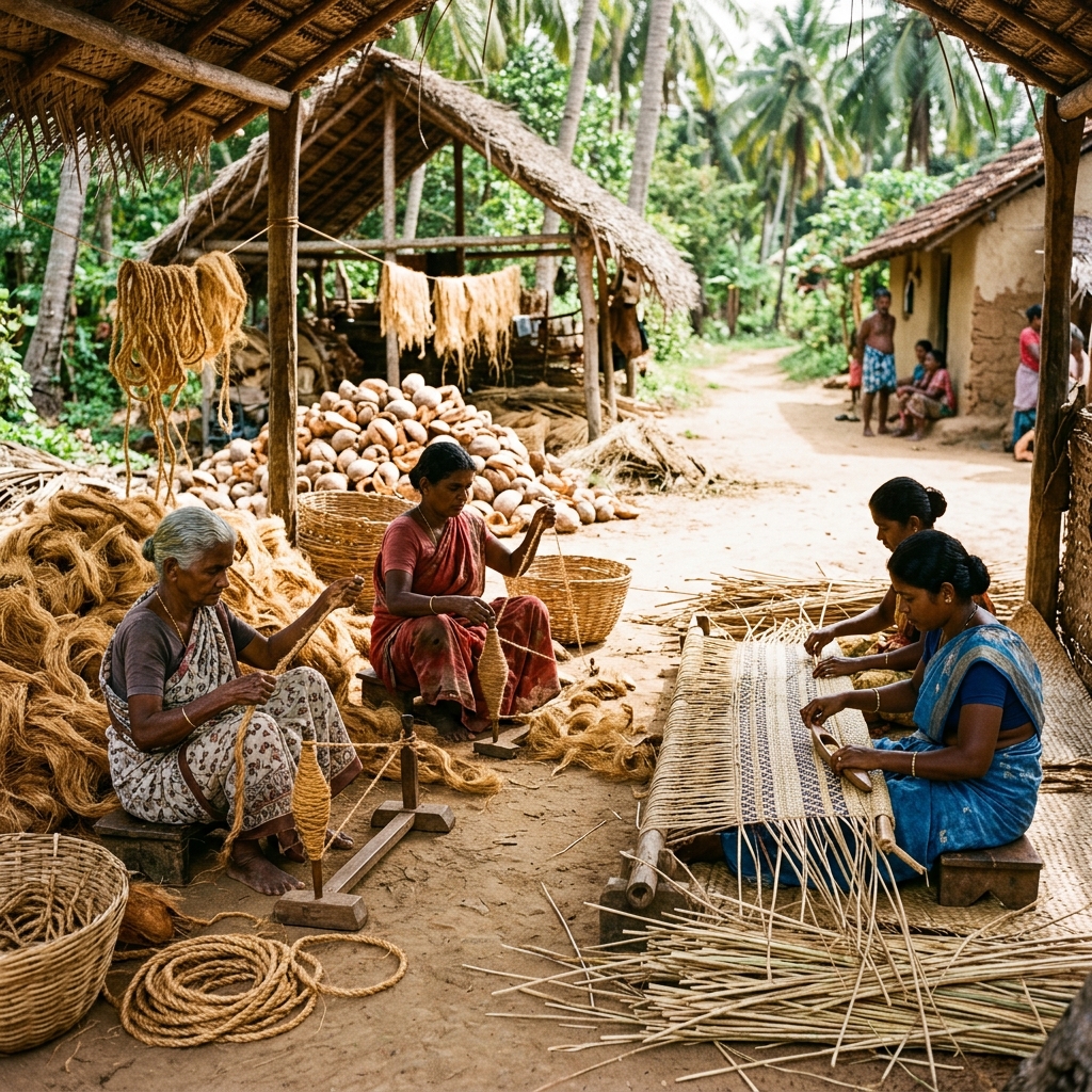 කලපු ආශ්‍රිත කඹ සහ පන් කර්මාන්තය