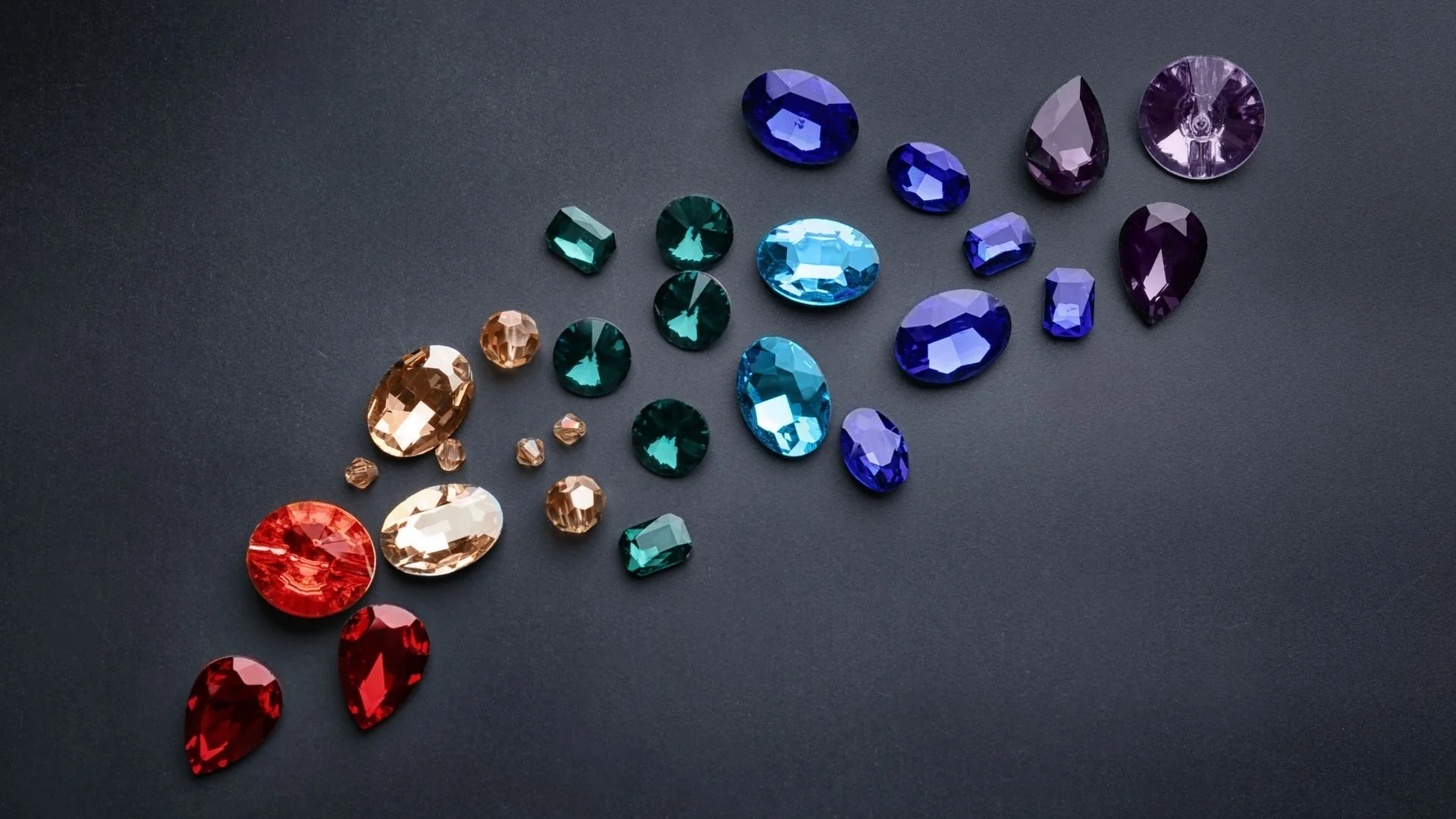 Colourful gemstones summer collection